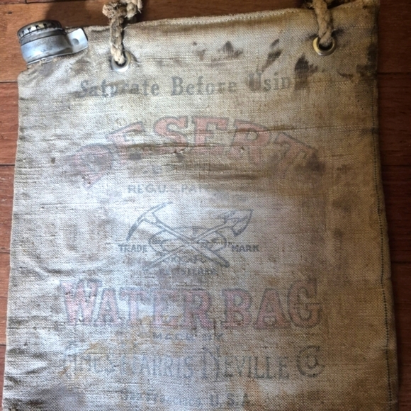 Antique Desert Water Bag From The 1930's. Rare Find! - Picture 3 of 6